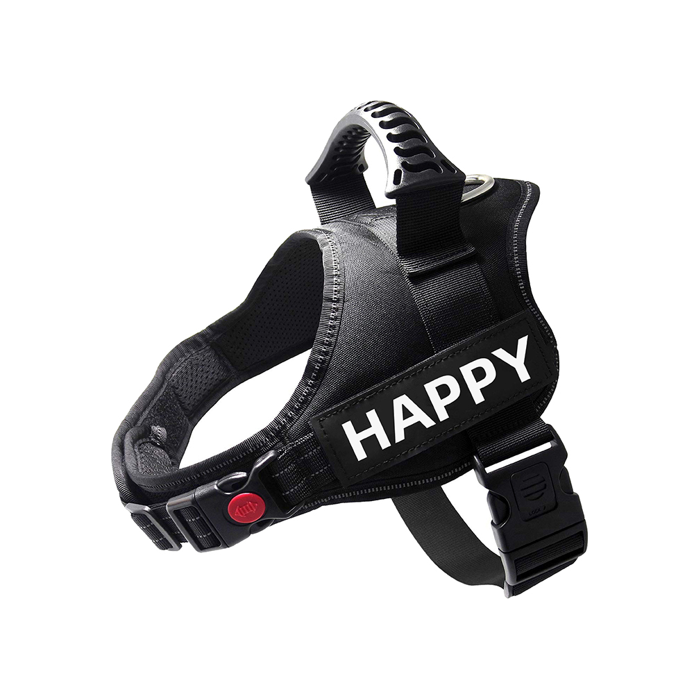 Ninguna correa de perro de nylon sólida reflexiva de la cuerda del arnés del perro del diseñador del tirón