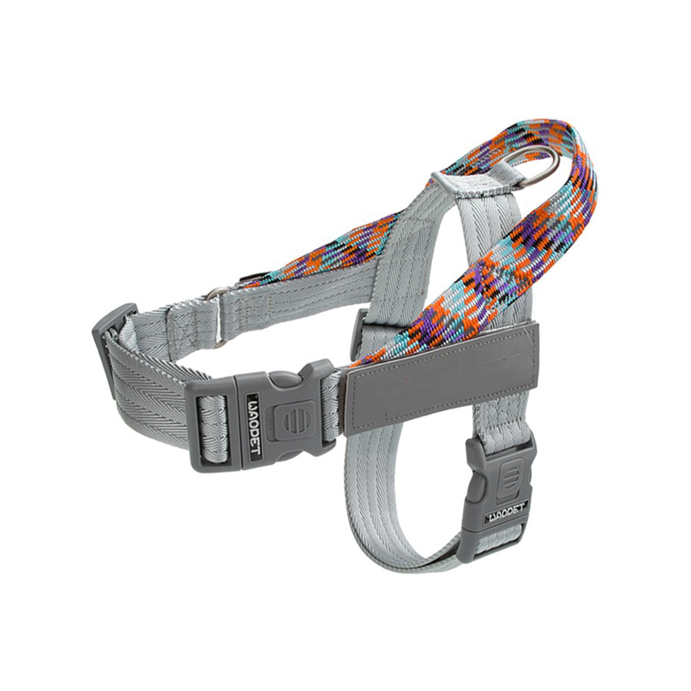 Arnés reflectante para perros con correas de nailon trenzadas desarrolladas