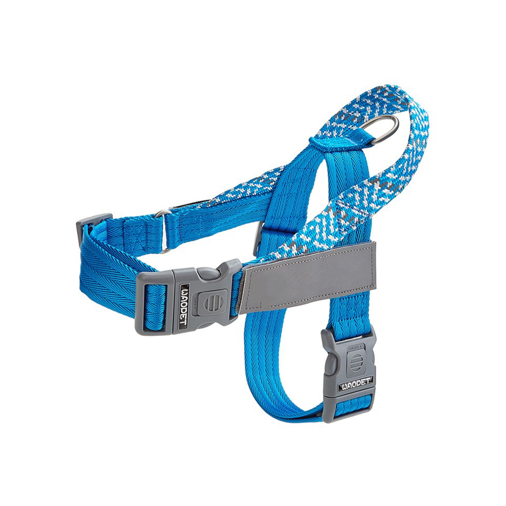 Arnés reflectante para perros con correas de nailon trenzadas desarrolladas