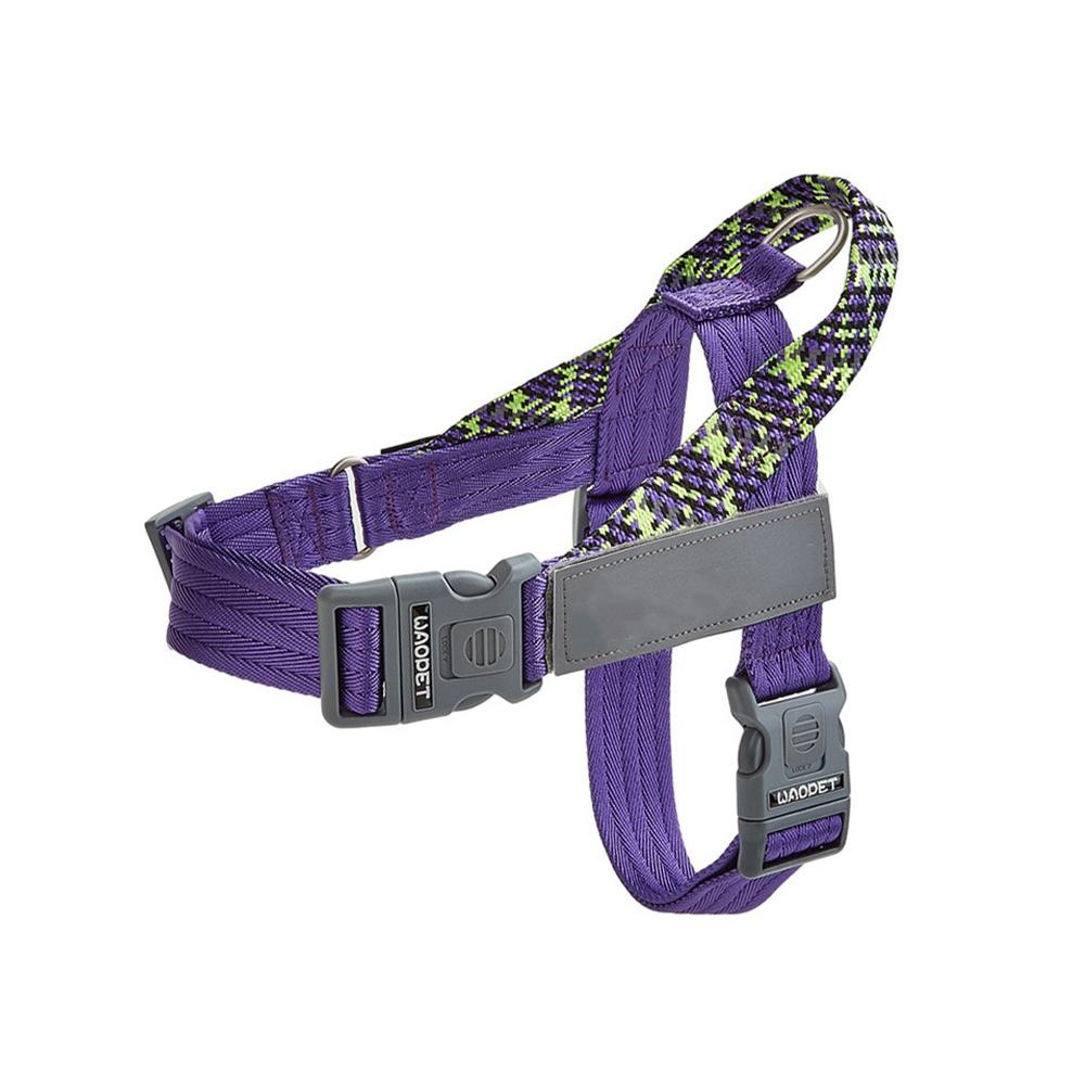 Arnés reflectante para perros con correas de nailon trenzadas desarrolladas