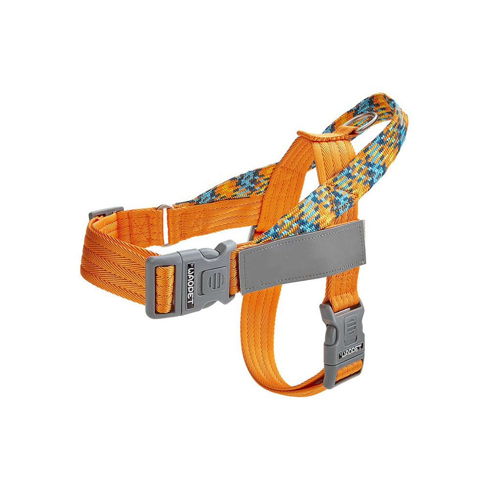 Arnés reflectante para perros con correas de nailon trenzadas desarrolladas