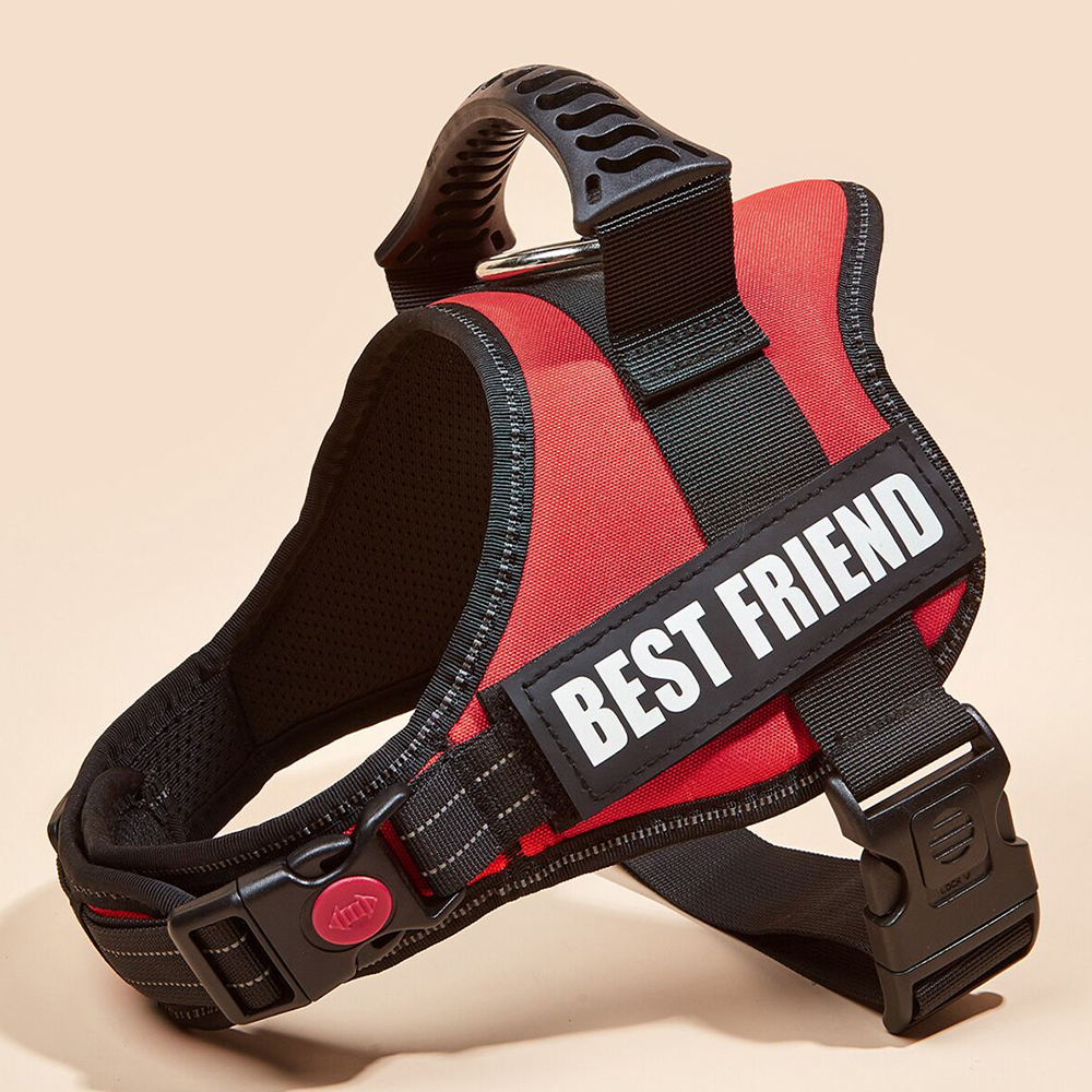 Ninguna correa de perro de nylon sólida reflexiva de la cuerda del arnés del perro del diseñador del tirón