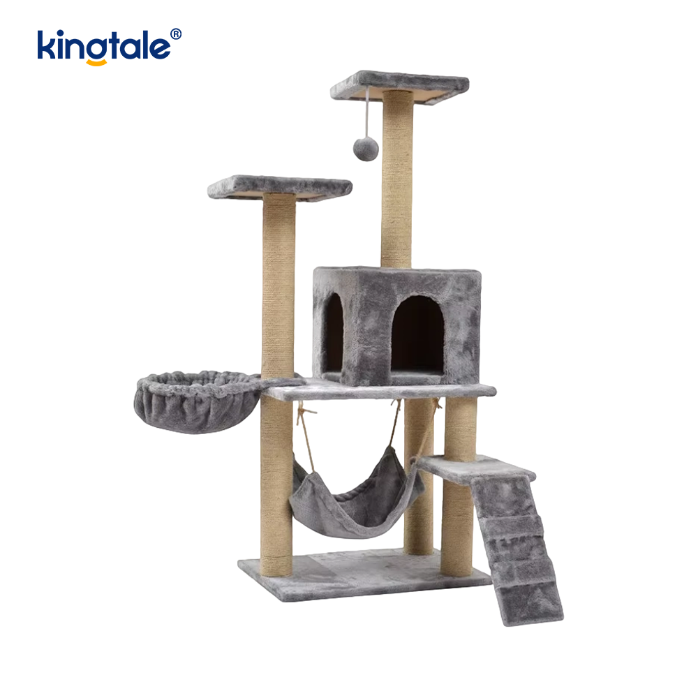 Árbol para gatos con hamaca grande