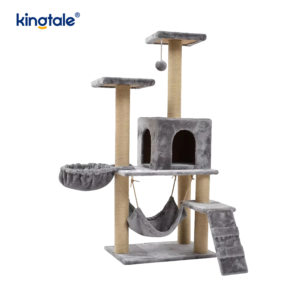 Árbol para gatos con hamaca grande