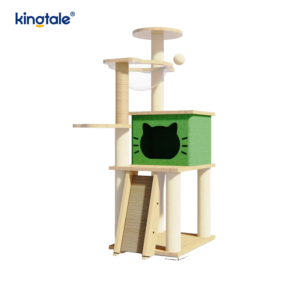 Árbol para gatos de fieltro MDF