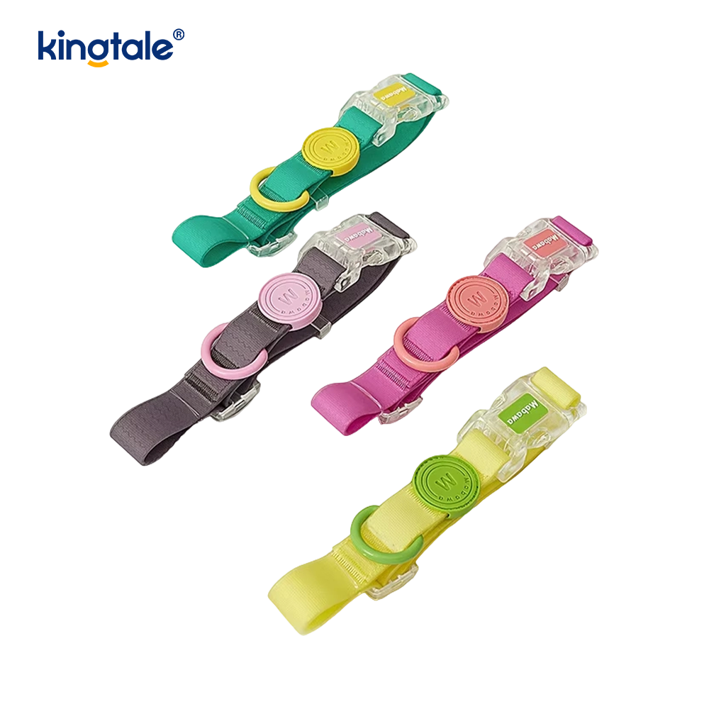 Collar de perro de PVC Macarons