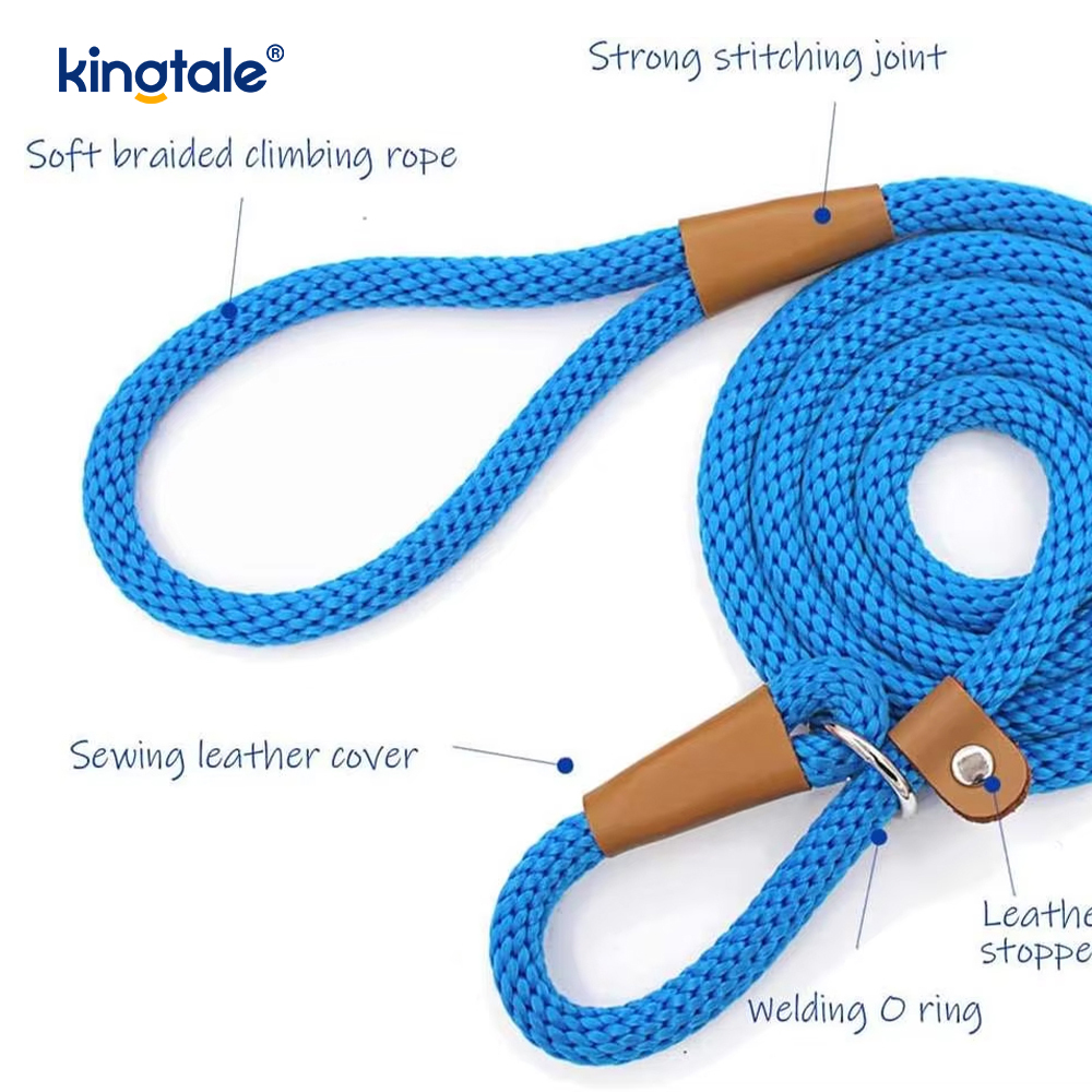 Correa de perro antideslizante de nailon tejido