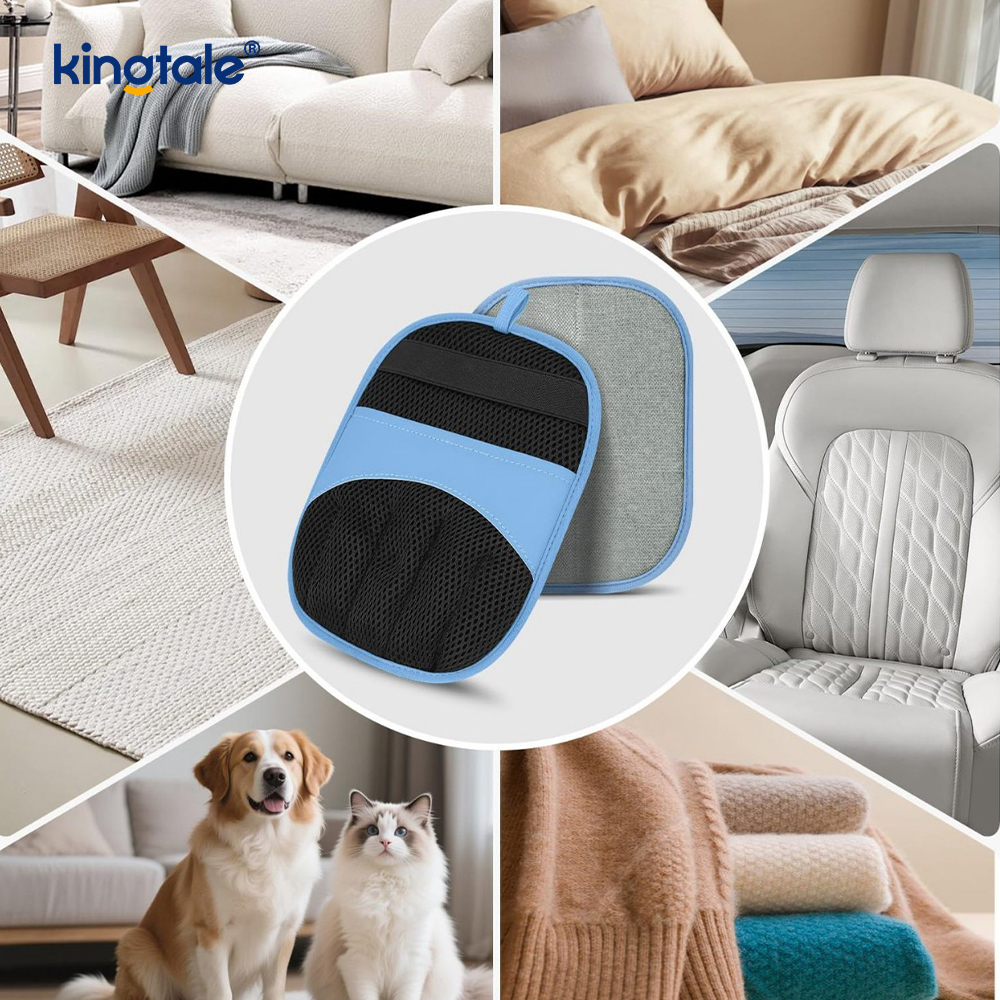 Guante de depilación para mascotas, cepillo mágico, guante electrostático para perros y gatos