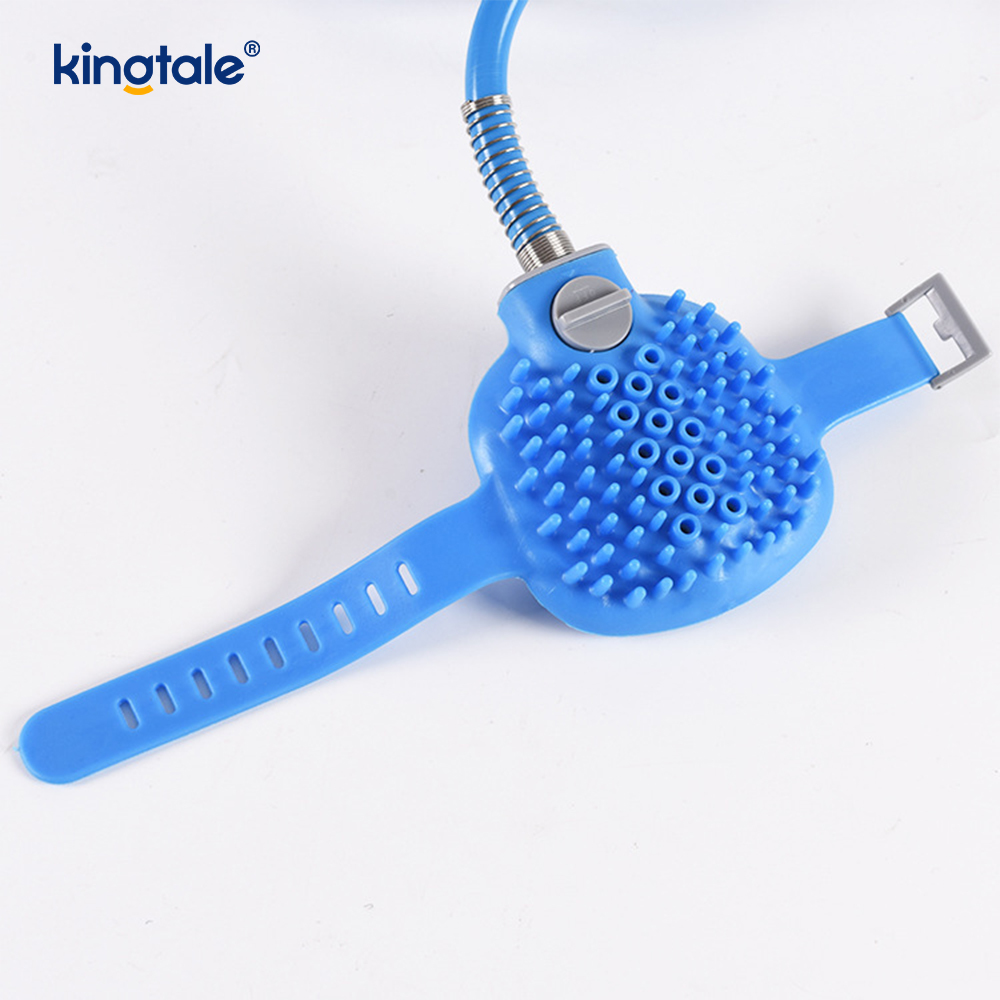 Accesorio de ducha para perros, pulverizador de ducha para mascotas, baño de mascotas y válvula desviadora de lavado de perros con mano