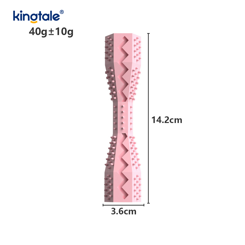 Juguetes hexagonales para la dentición y el cuidado dental de mascotas para limpiar los dientes