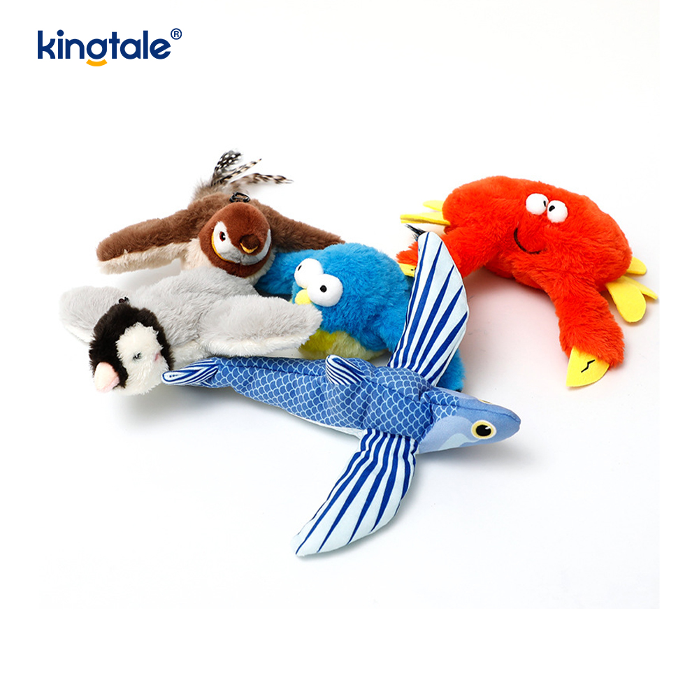 Juguete de peluche para mascotas gorrión simulado para todas las razas gato pateador hierba gatera juguetes gorrión