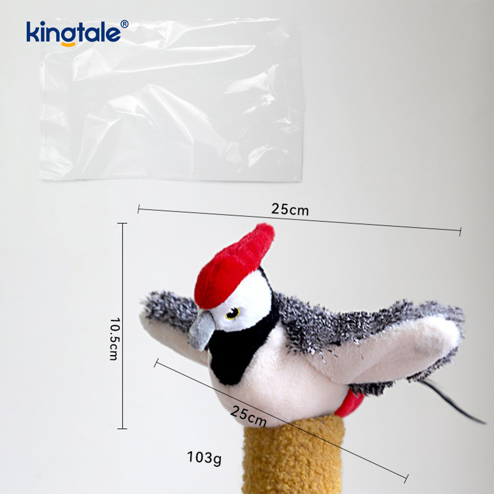 Juguete de peluche para mascotas gorrión simulado para todas las razas gato pateador hierba gatera juguetes gorrión