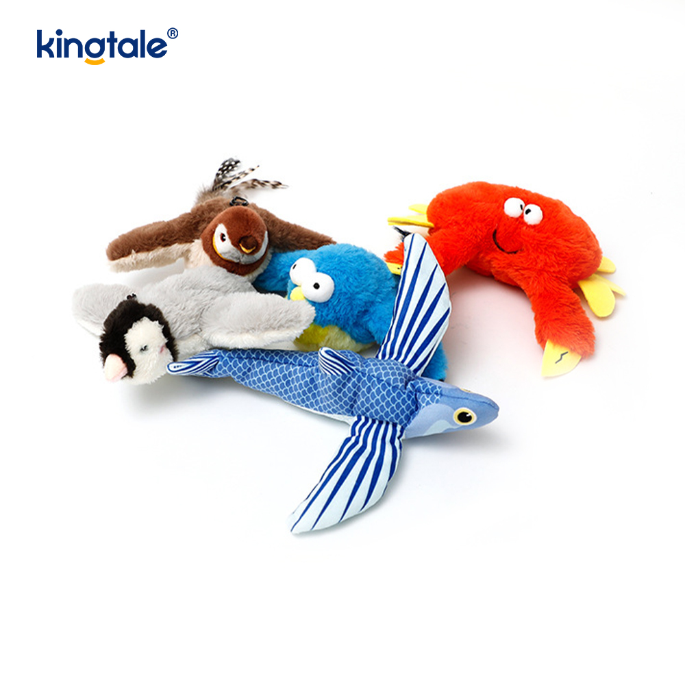 Juguete de peluche para mascotas gorrión simulado para todas las razas gato pateador hierba gatera juguetes gorrión