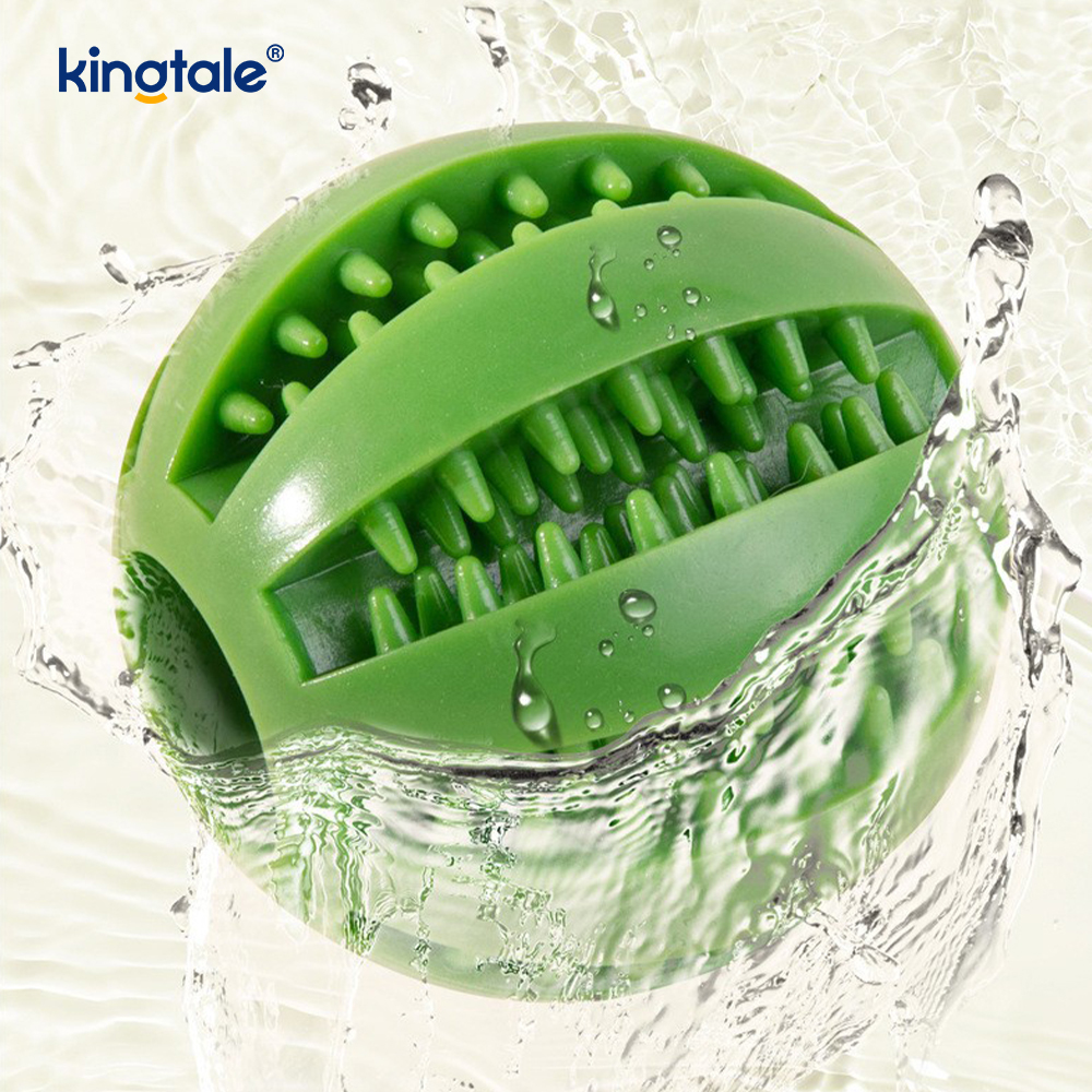 Juguete para perros pelota de goma masticable extraíble para interior y exterior