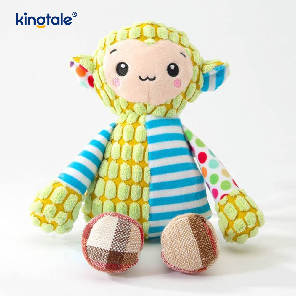 Juguete suave del animal doméstico de la felpa del elefante azul con la tela azul lavable a máquina