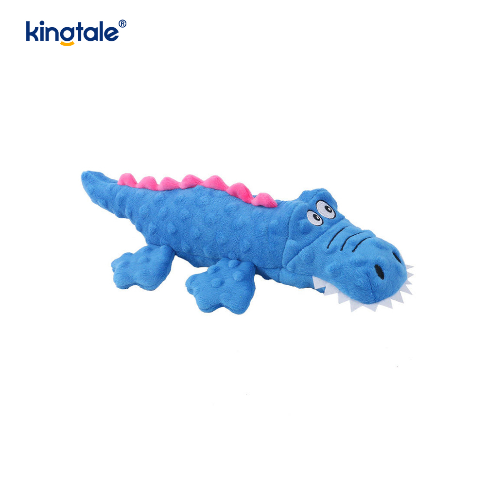 Juguete de peluche de cocodrilo Pet Squeak para limpiar los dientes