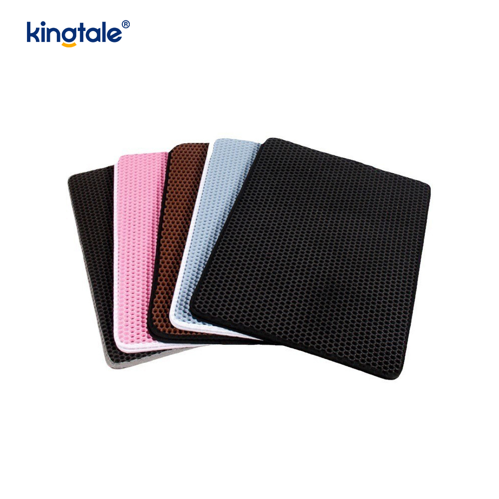 Alfombrilla para arena para gatos, capa trasera impermeable y a prueba de fugas