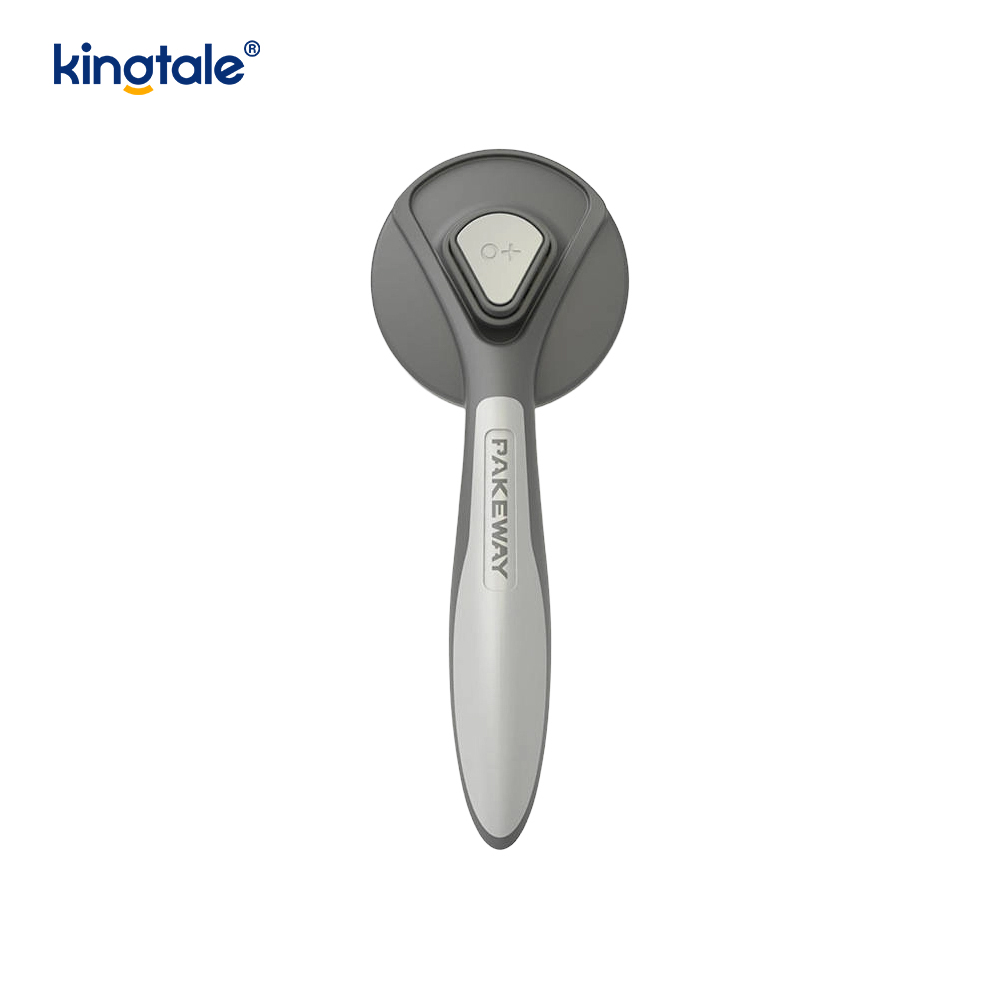 Cepillo pulidor autolimpiante, rastrillo de aseo para mascotas y peine antipulgas para perros