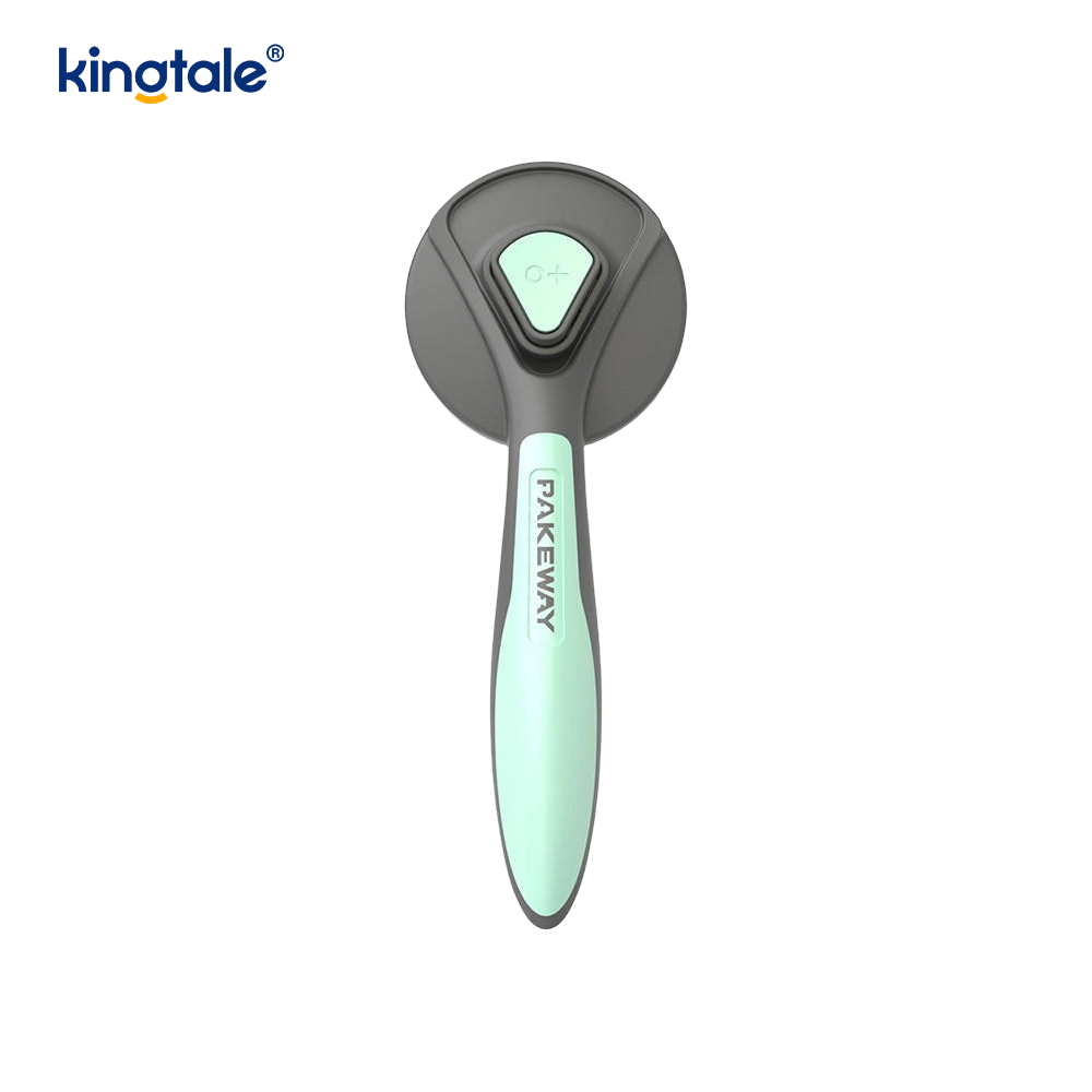 Cepillo pulidor autolimpiante, rastrillo de aseo para mascotas y peine antipulgas para perros