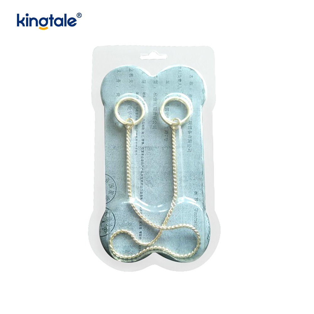 Collar de cadena de perro de serpiente de metal de cobre puro para perros pequeños y medianos