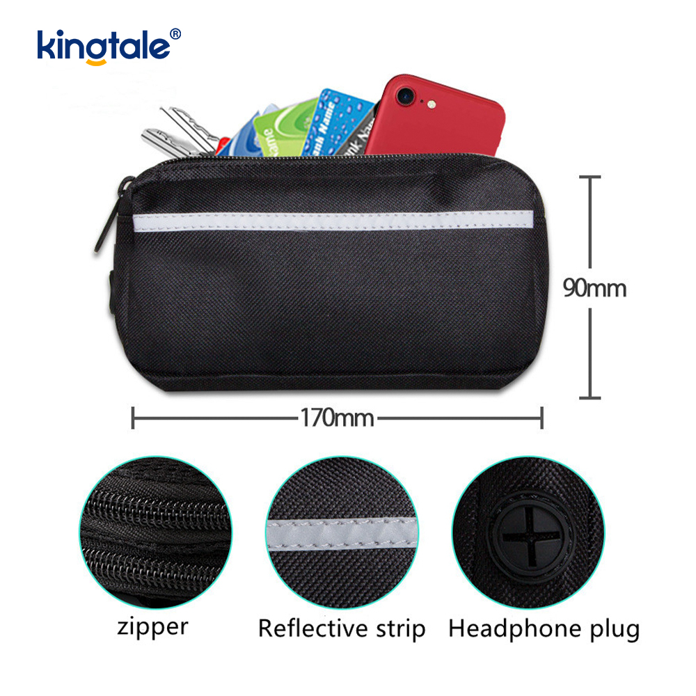 Correa corriente doble elástica reflexiva del animal doméstico con la bolsa de la cremallera