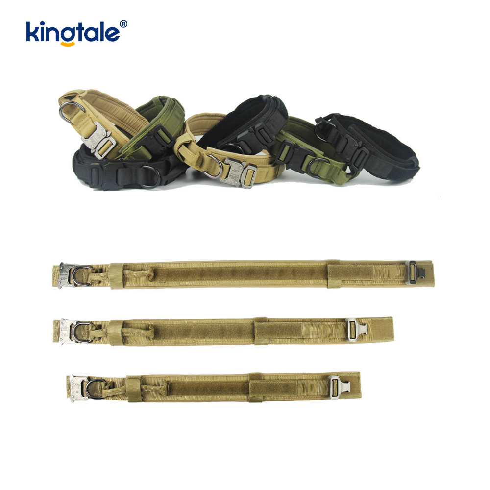 Collar de perro resistente del cinturón de la hebilla del metal Collar de perro resistente