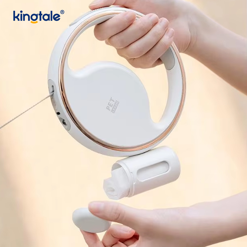 Correa de nylon retractable automática del collar de perro de la iluminación llevada moderna simple