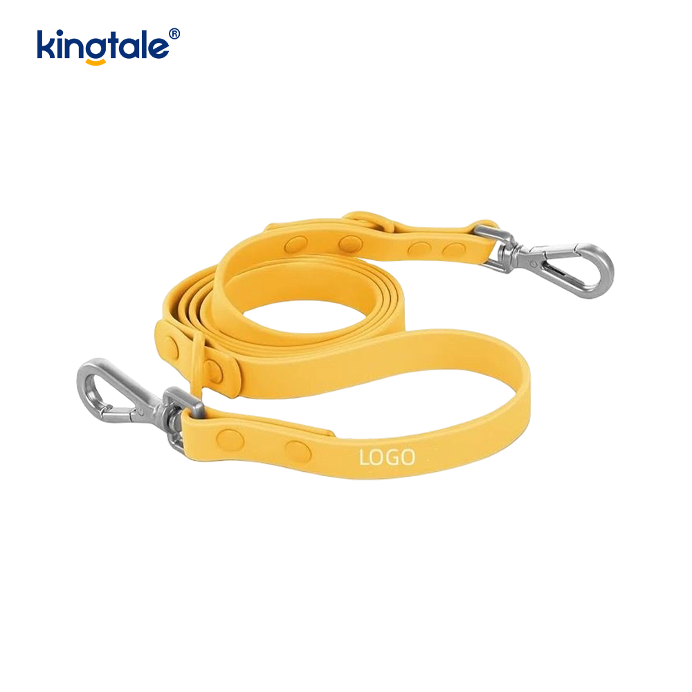 Pvc ajustable del animal doméstico de encargo ningún collar ligero del correo del arnés del perro del tirón