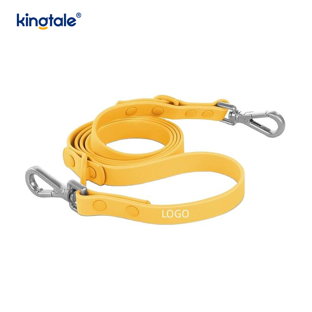 Pvc ajustable del animal doméstico de encargo ningún collar ligero del correo del arnés del perro del tirón