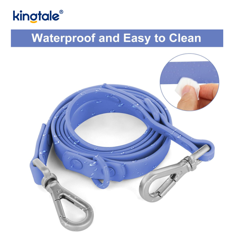 Pvc ajustable del animal doméstico de encargo ningún collar ligero del correo del arnés del perro del tirón