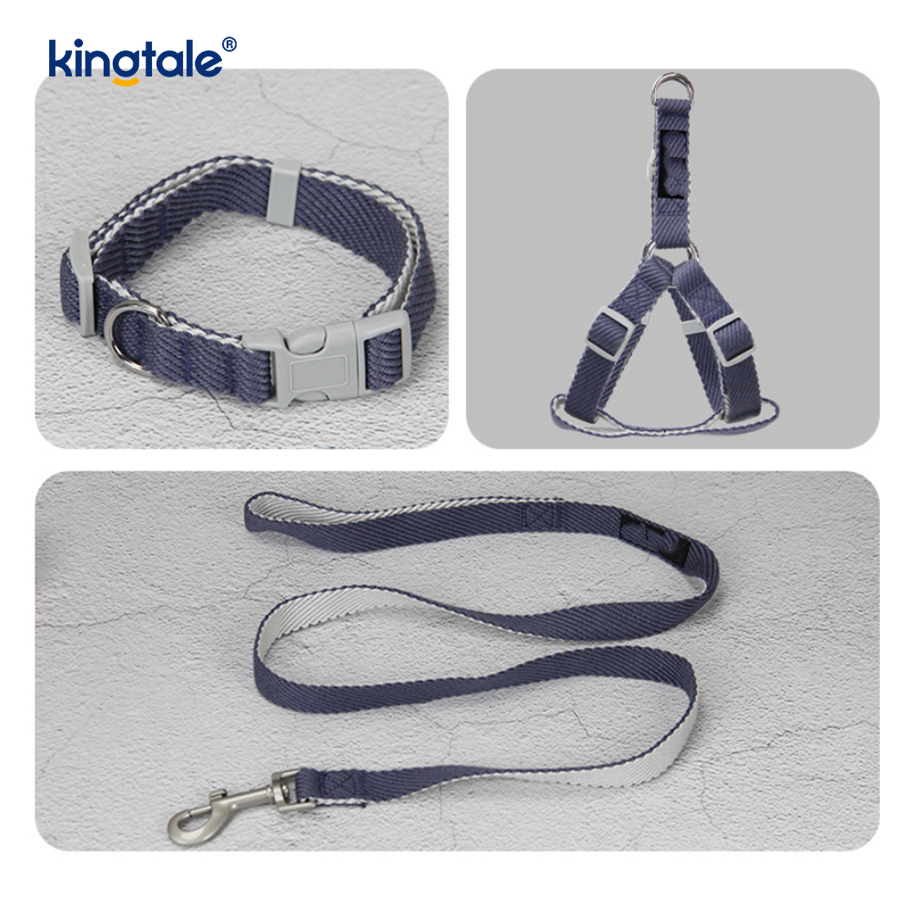 Sistema personalizado de la correa del collar del arnés del perro del modelo de la impresión de OEM/ODM