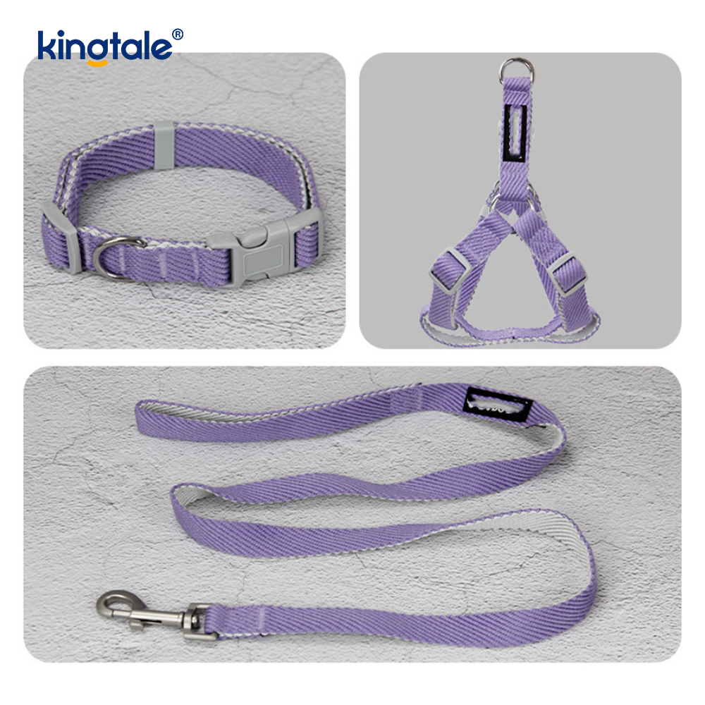 Sistema personalizado de la correa del collar del arnés del perro del modelo de la impresión de OEM/ODM