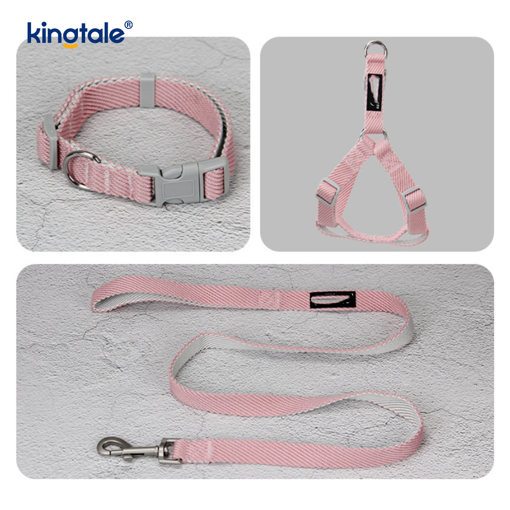 Sistema personalizado de la correa del collar del arnés del perro del modelo de la impresión de OEM/ODM