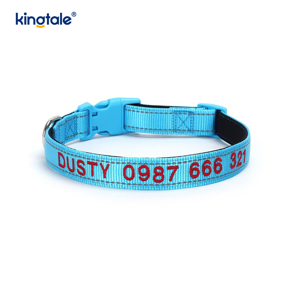 El diseño de hebilla codificada del collar de perro de servicio para prevenir accidentes advierte