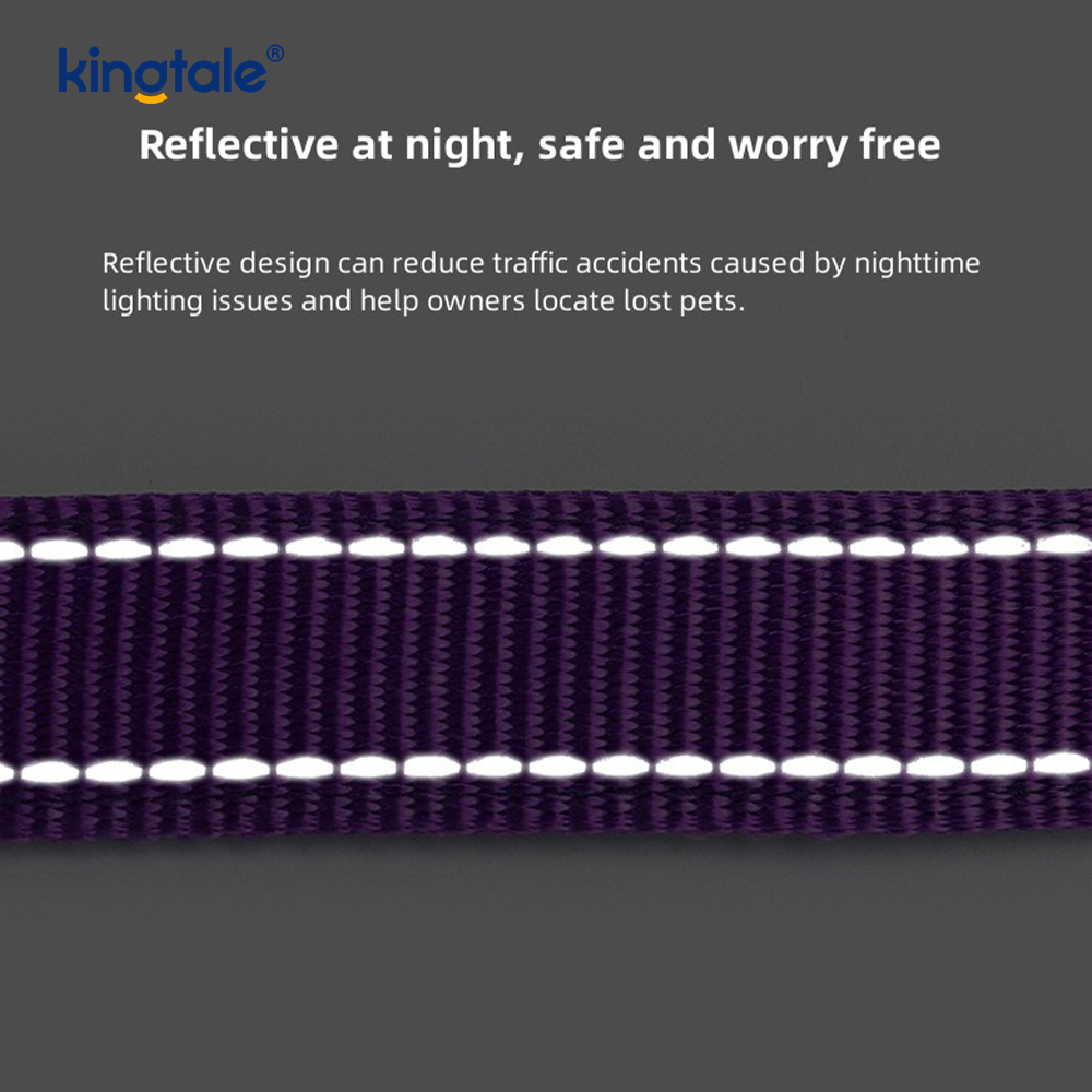 El diseño de hebilla codificada del collar de perro de servicio para prevenir accidentes advierte