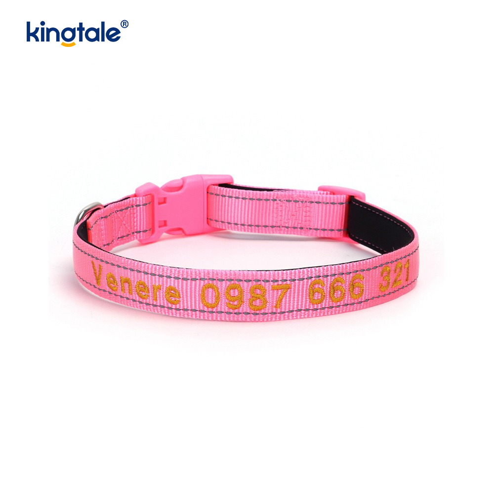 El diseño de hebilla codificada del collar de perro de servicio para prevenir accidentes advierte