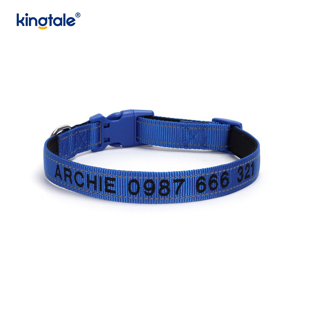 El diseño de hebilla codificada del collar de perro de servicio para prevenir accidentes advierte