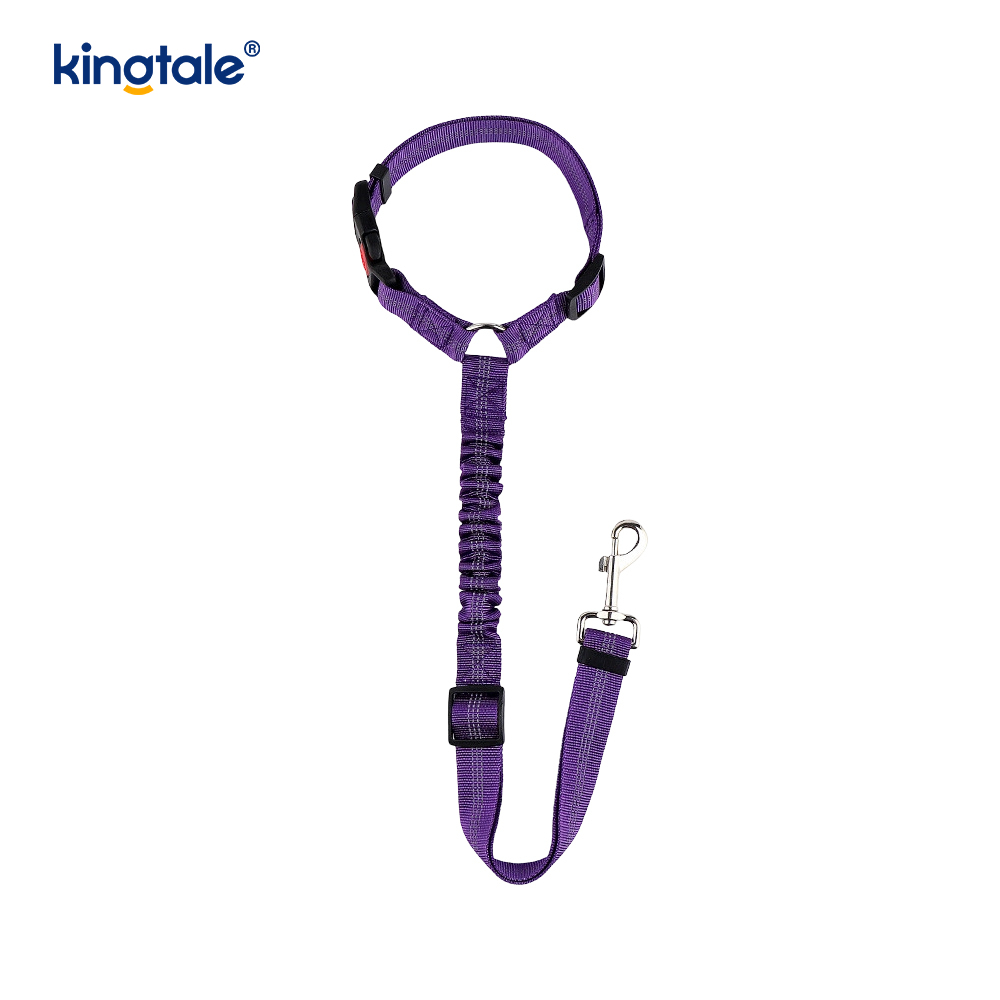 Correa reflexiva del cinturón de seguridad del coche del animal doméstico del poliéster durable Anti-Rush Anti-Rush