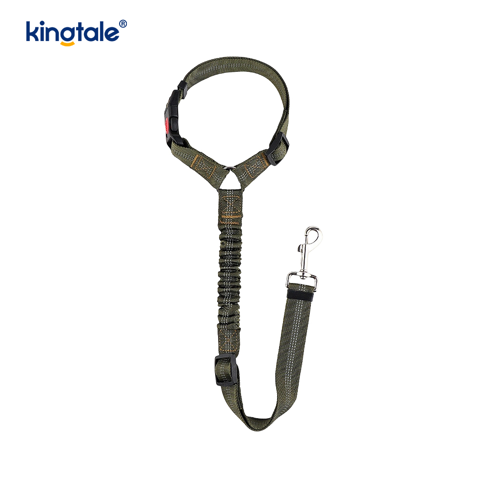 Correa reflexiva del cinturón de seguridad del coche del animal doméstico del poliéster durable Anti-Rush Anti-Rush