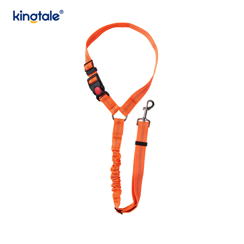 Correa reflexiva del cinturón de seguridad del coche del animal doméstico del poliéster durable Anti-Rush Anti-Rush