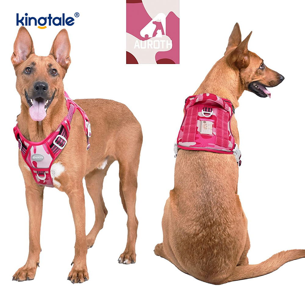 Sólido ningún pecho resistente de nylon de los arneses del entrenamiento del chaleco de la correa del perro del tirón