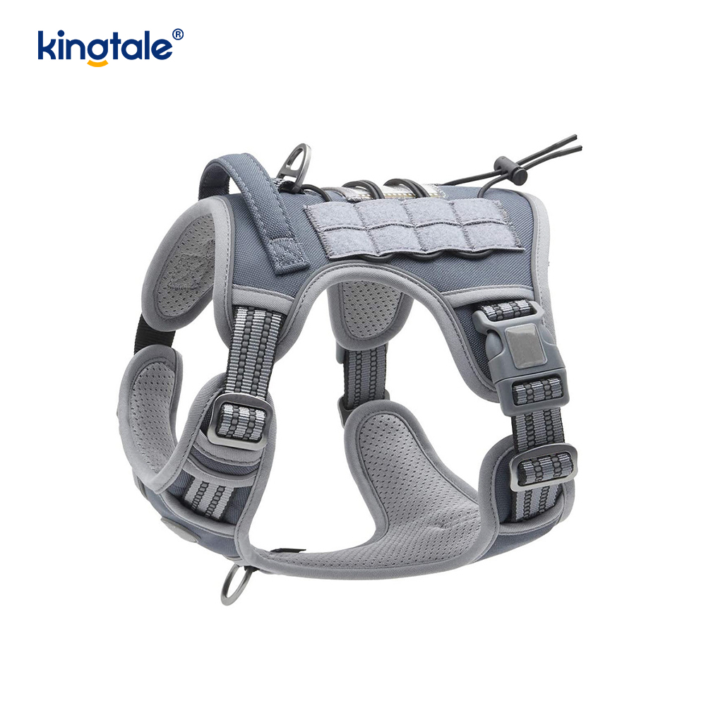 Sólido ningún pecho resistente de nylon de los arneses del entrenamiento del chaleco de la correa del perro del tirón