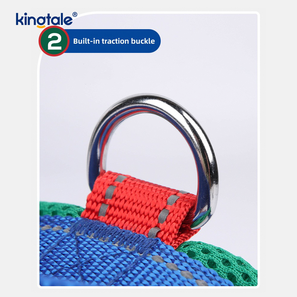 Arnés reflectante de nailon ajustable para perros, venta al por mayor personalizado, menos conjunto