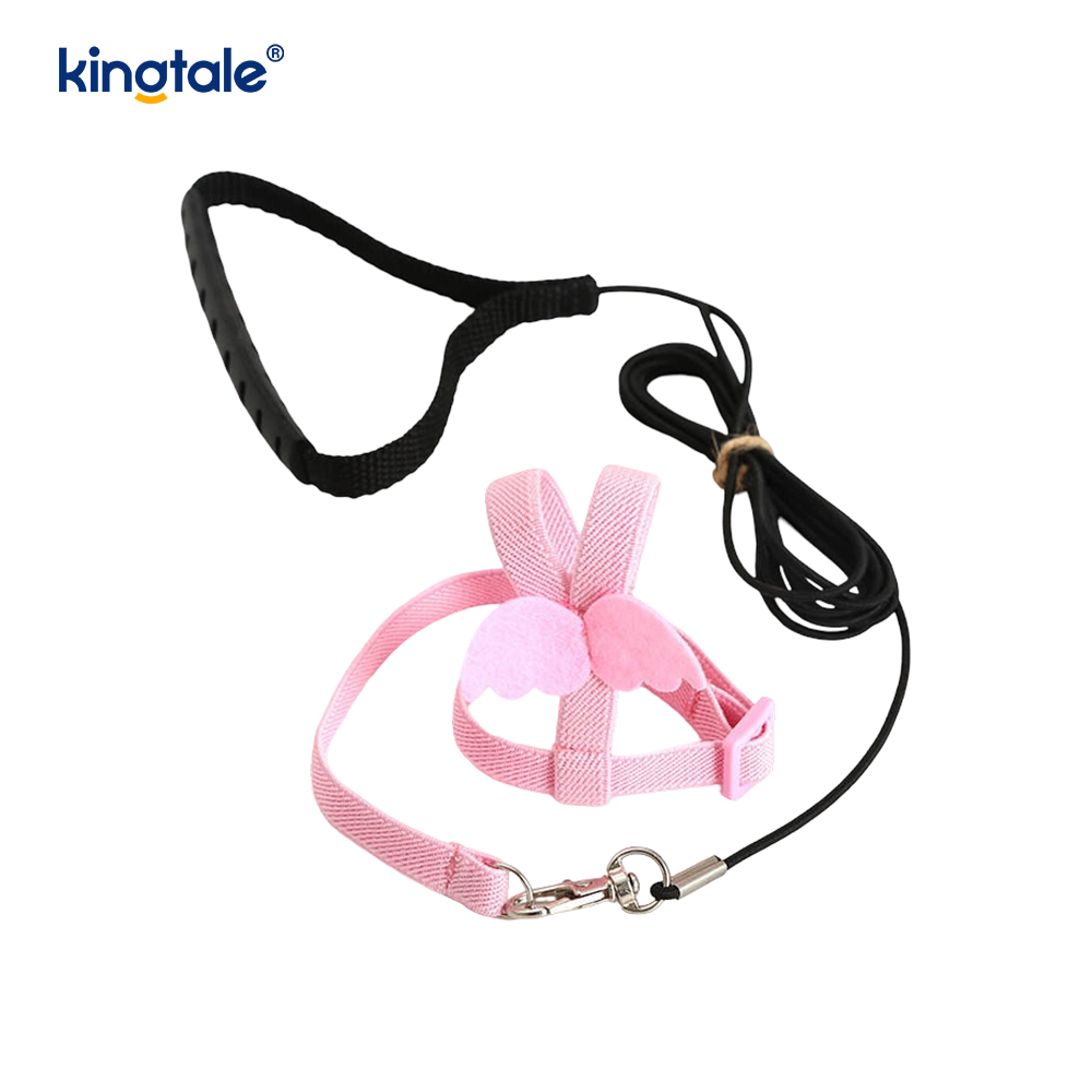 Juego de arnés y correa para loro de peonía de cuerda voladora ajustable personalizado