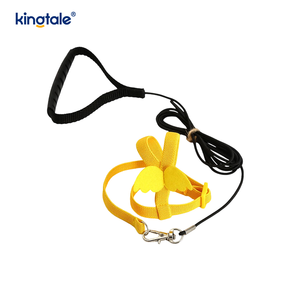 Juego de arnés y correa para loro de peonía de cuerda voladora ajustable personalizado