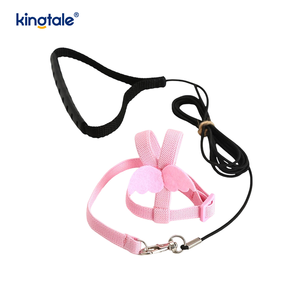 Juego de arnés y correa para loro de peonía de cuerda voladora ajustable personalizado