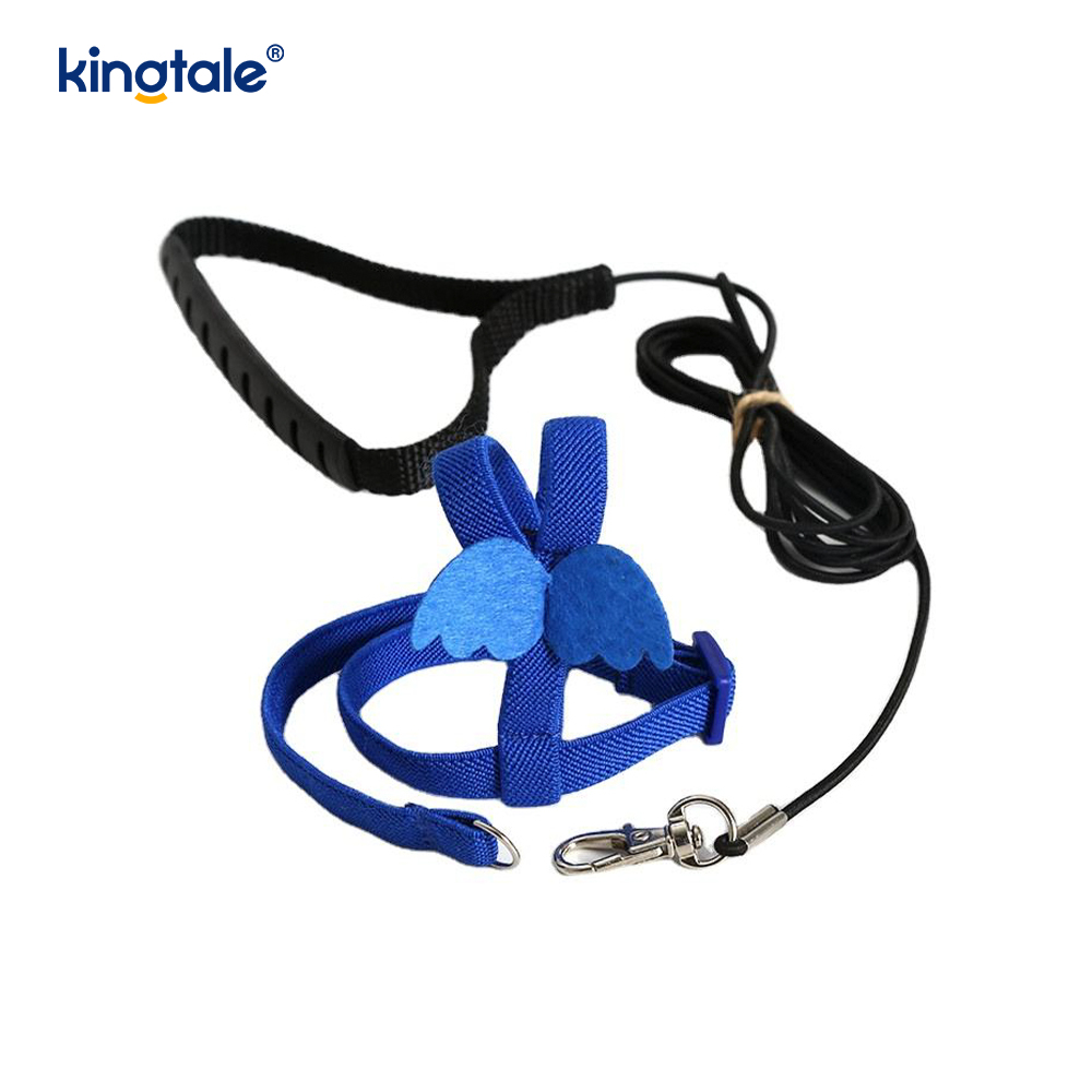 Juego de arnés y correa para loro de peonía de cuerda voladora ajustable personalizado