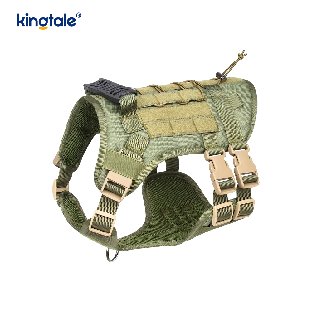 Arnés ajustable respirable modificado para requisitos particulares del perro de la malla grande resistente del chaleco