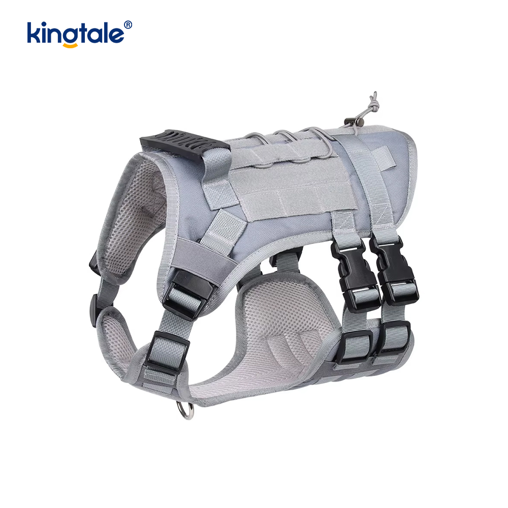 Arnés ajustable respirable modificado para requisitos particulares del perro de la malla grande resistente del chaleco