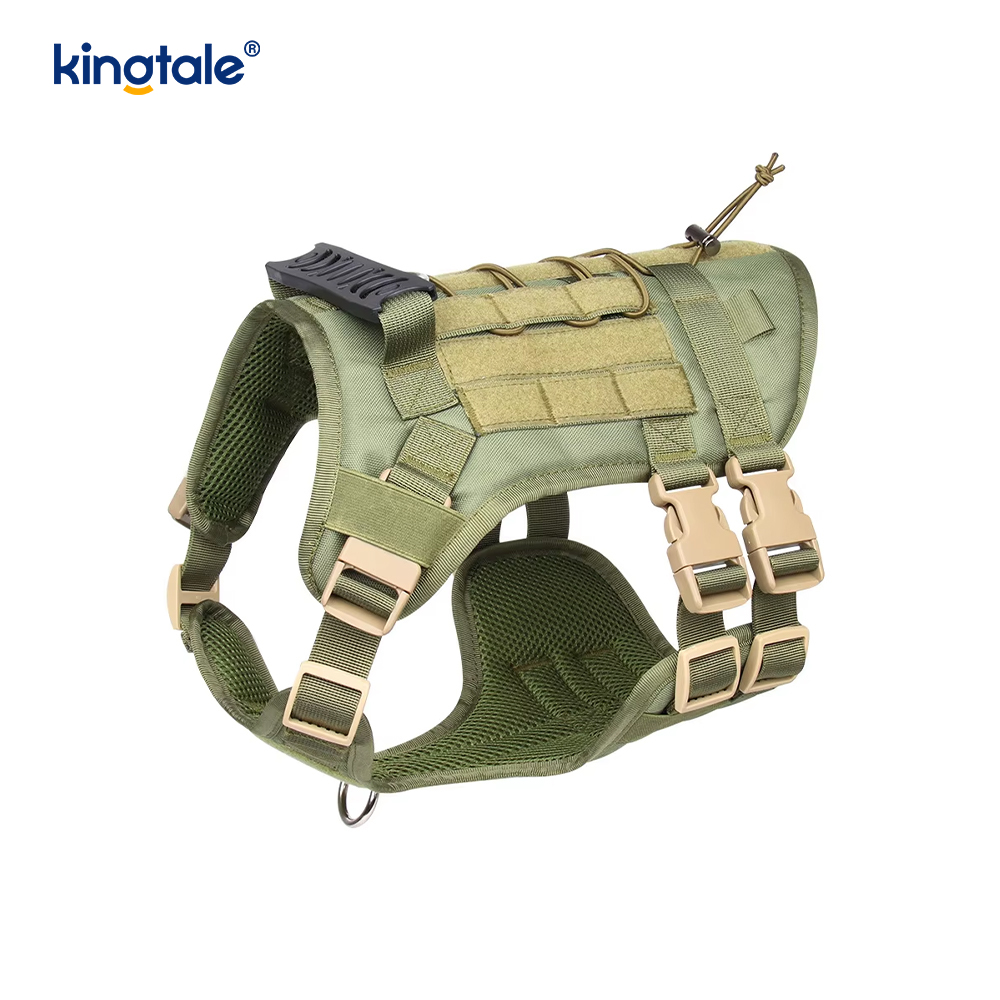 Arnés ajustable respirable modificado para requisitos particulares del perro de la malla grande resistente del chaleco